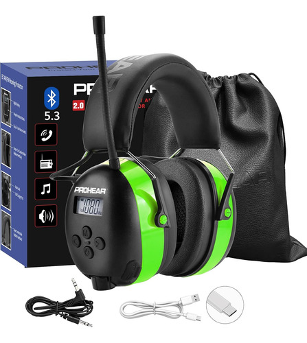 Auriculares De Radio Bluetooth Prohear 033 Am Fm - Upgrad...