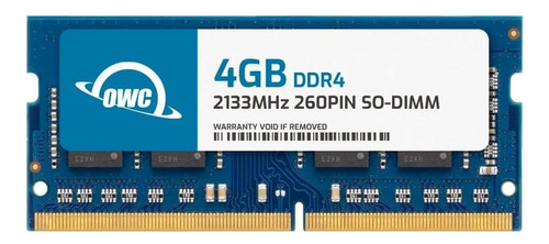 Owc 4gb Ddrmhz Pccl15 1rx8 So-dimm 1.2v 260-pin Módulo Ram