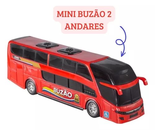 Kit 1 Caminhão Cegonheira C/ 2 Carrinhos Caminhão Reboque Cegonha C/  Carrinho + 1 Onibus Buzão Brinquedo Infantil - Escorrega o Preço