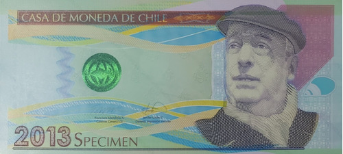 Especimen Chile Pablo Neruda