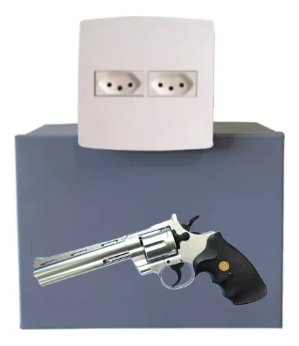 comprar Cofre Invisível Tomada Embutir Com Fundo Falso Para Armas Cor Cinza