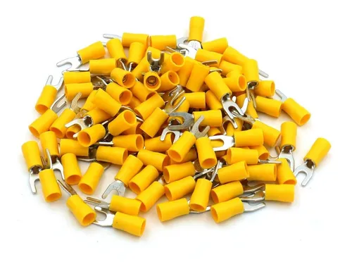 comprar Terminal Pre-aislado Amarillo (12-10 Awg) Tipo Horquilla 5mm