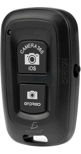 Control Remoto Universal Para Tomar Fotos Bluetooth Móvil Color Negro