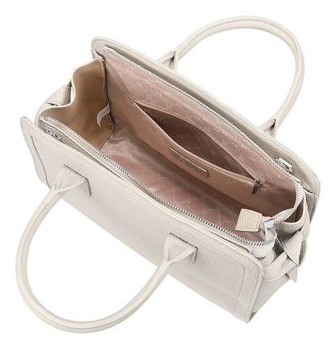 Bolsa Satchel Enso Mujer Eb244108stw Off-white Acabado de los herrajes Níquel Diseño de la tela Liso