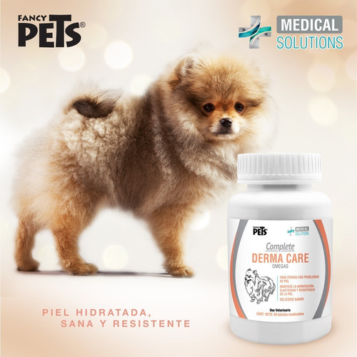 Imagen 3 de 4 de Complete Derma Care Tabletas Hidratacion Piel Y Pelaje Perro