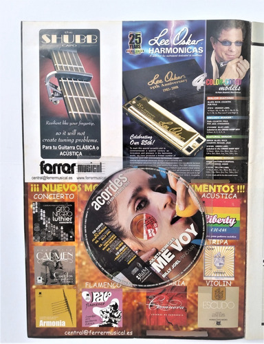 Revista Acordes Guitarra Incluye Cd Disco Julieta Venegas (Usado)