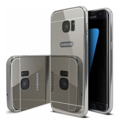 Samsung Galaxy S7 Edge Carcasa Bumper Metalico Tipo Espejo