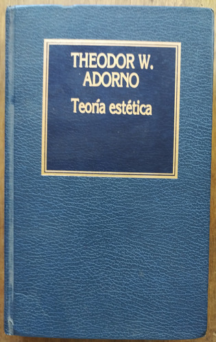 Teoría Estética - Theodor W. Adorno
