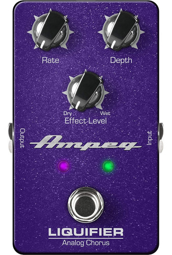 Ampeg Pedal De Efecto Coro Bajo, Morado, Licuador