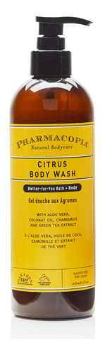 Pharmacopia Citrus Body Wash - Gel De Ducha Natural, Limpiad