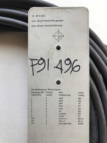 Weidmuller Sensor Actuador Pasivo Distribuidor Model 945 676 (Usado)