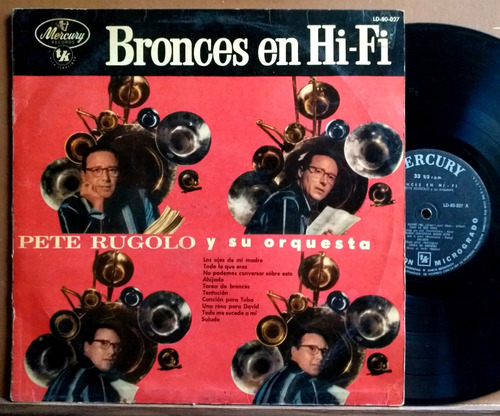 Pete Rugolo - Bronces En Hi-fi - Lp Vinilo Jazz Año 1957