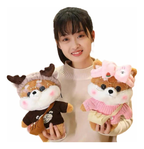 Peluche Lalafanfan Shiba Inu Peluche Perro Kawaii X1