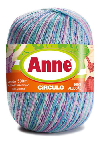 Linha Anne 500 Circulo Cor 9490 - Sereia