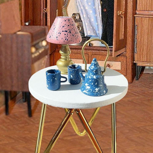Lámpara En Miniatura Para Casa De Muñecas A Escala 1/12 Y