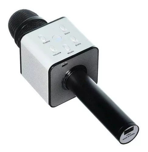 Microfono Karaoke Bluetooth Inalambrico C/ Parlante Modos Q7