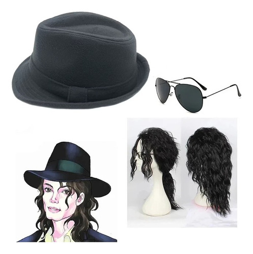 Disfraz Cosplay Mj + Accesorios