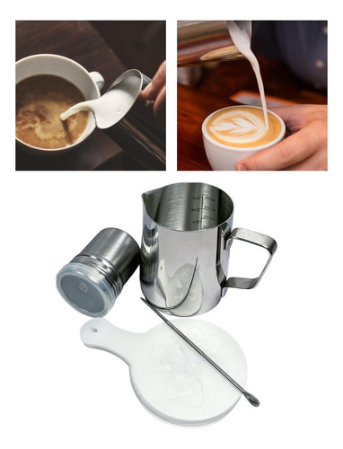 New,. Jarra Para Espumar Leche Espresso Jarra Al Espumador
