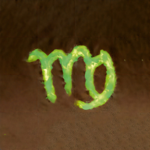 Aplicación Signos Zodiacales Brillan En La Oscuridad Color Verde Aplicación Virgo