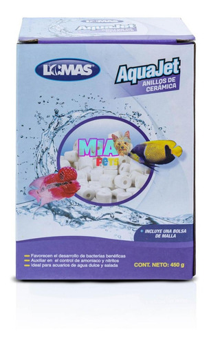 Imagen 1 de 6 de Anillos De Cerámica Aquajet 450g Purifica Agua