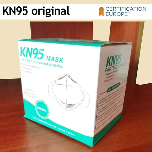 Imagen 2 de 5 de Mascarilla Respirador Kn95 Certificada Importada ( N95 )