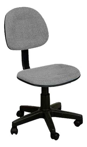 Silla Gris Giratoria De Escritorio Kts01 