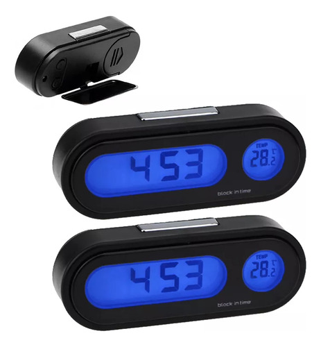 2 Minirelojes Electrónicos Luminosos Para El Salpicadero Del