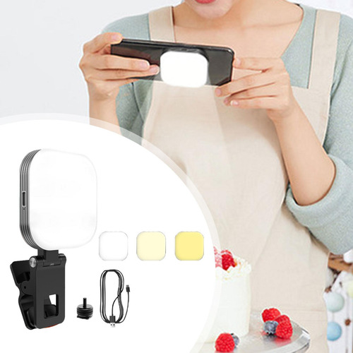Luz Led Portátil Para Teléfono, Luz De Relleno Para