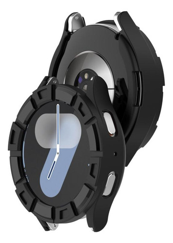 Funda Protectora De Reloj De Tpu Negra Para Samsung Galaxy W