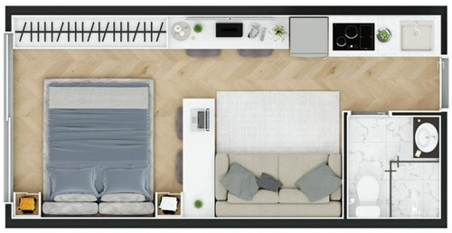 Imagem 19 de 26 de Apartamento Santana - 01 Dorm - Studio - 0000041 - 69812966