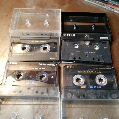 Lote 4 Cassettes Cromo Fuji, Leer Descripción