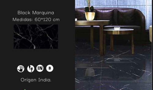 Disu. Porcelanato Español Kirian Black 60x120