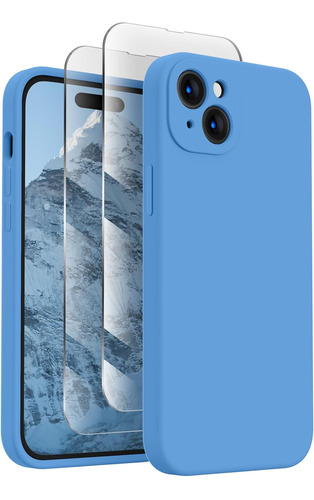 Funda De Celular Firenova, Para iPhone 15, Color Azul