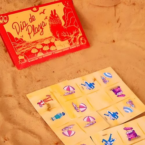 Dia De Playa Juego Compacto De Cartas Pulga Escapista