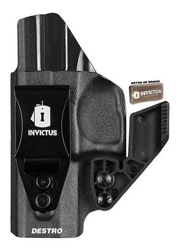 Coldre Kydex Invictus Para Taurus Ts9 Destro + Brinde 