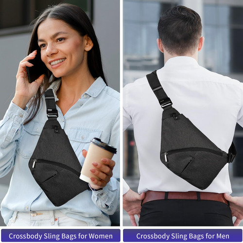 Bolso Bandolera Osoce Wander Plus, Antirrobo, 2.0 L, Unisex