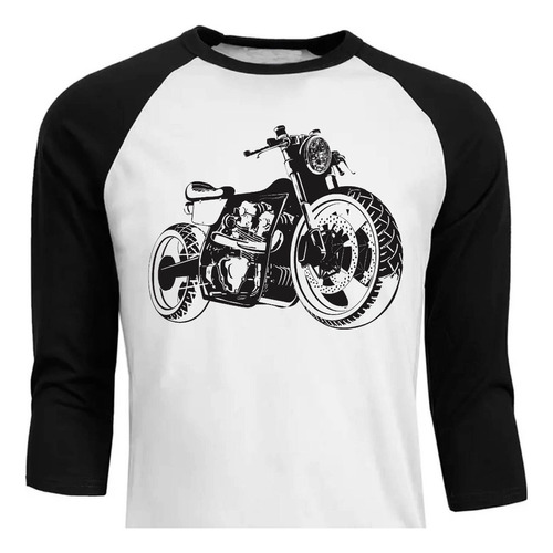 Harley Davidson - Motocicleta - Raglan - Polera (47)