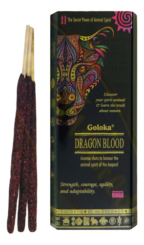 Sahumerios Mini Animal Spirit Goloka X12 Unidades Fragancia Dragon Blood