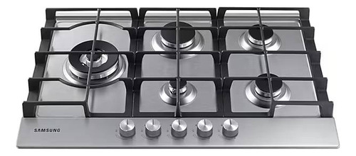 Anafe A Gas Samsung Na75j3030as 5 Hornallas Gris