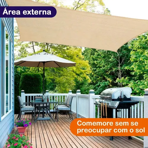 Malla Sombra Para Jardin Lone Toldo, 3 X 4 M, 90% Uv Block