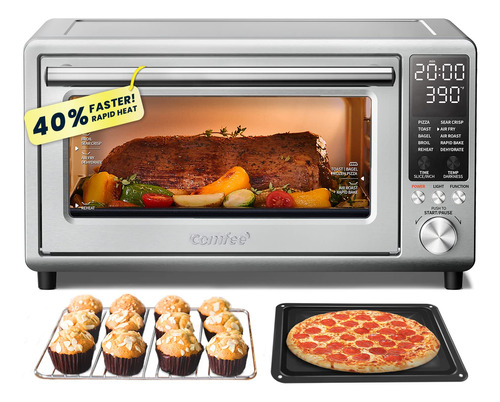 Comfee' Horno Tostador Freidora De Aire Flashwave Tecnologi