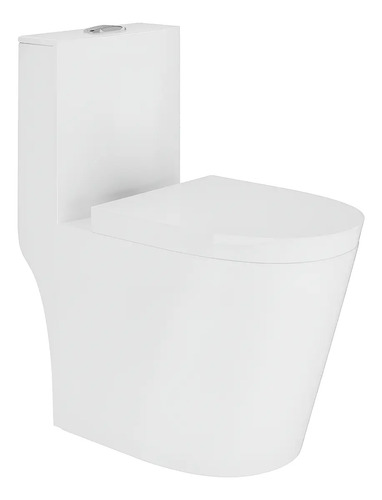 Vaso Sanitário Monobloco Caixa Acoplada Completo Privada Cor Branco Tubrax - VAB0003