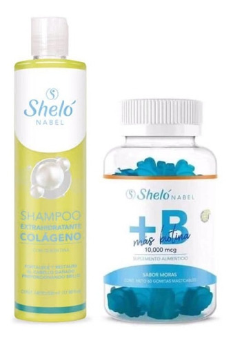 Shampoo, Y Gomitas Bio Naturales, Cuidado Del Cabello, Shelo