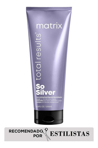 Mascarilla Tonificante So Silver Msk 200 Ml Matrix