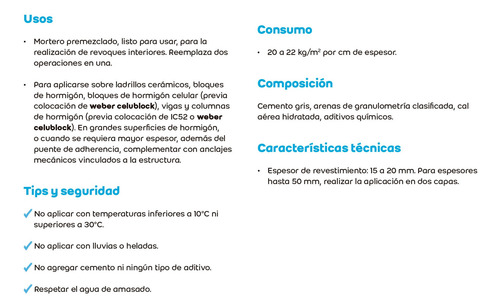 Weber Mix I - Revoque Manual 2 En 1 X 30kg Venta X Mayor