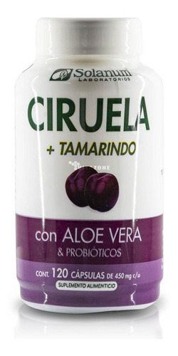 Solanum Ciruela Mas Tamarindo 120 Caps Sfn Sabor Sin sabor