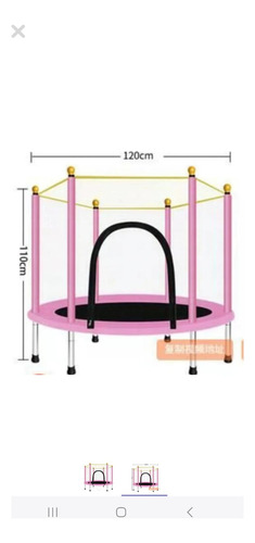 Cama Elástica - Trampolín Rosado