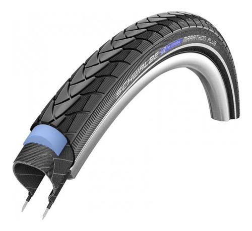 Pneu Schwalbe Marathon Plus 700x38c Smart Guard Arame Cor Preto