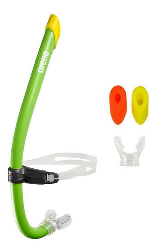 Respirador de natación con esnórquel Swim Pro Iii, color verde