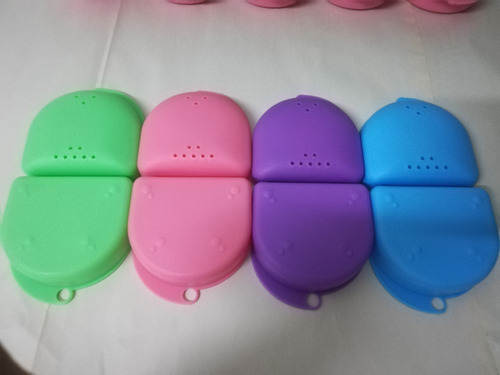 Caja Estuche Porta Retenedores Ortodoncia Ortopedia 2 Unds